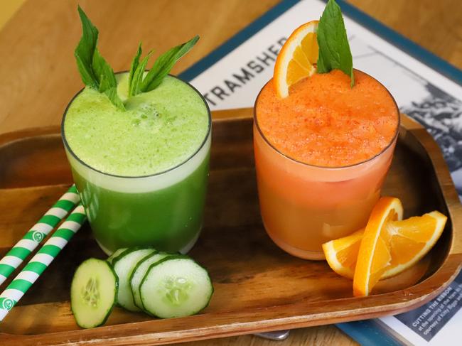 Fresh juices are on the menu. Picture: Jenifer Jagielski