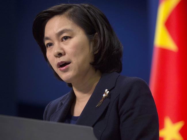 Chinese Foreign Ministry spokeswoman Hua Chunying. Picture: AP