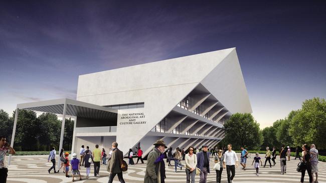 What the new national Aboriginal Art and Culture Gallery may look like.