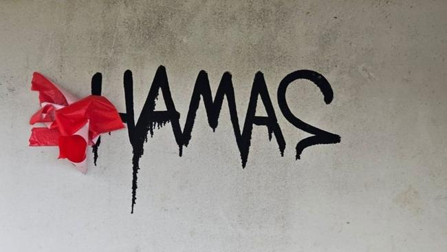 Police are investigating the spraying of graffiti with the word "HAMAS" on buildings near beaches in Sydney's eastern suburbs. Buildings, including public shelters, at Bronte, Tamarama and Bondi beaches were targeted overnight.