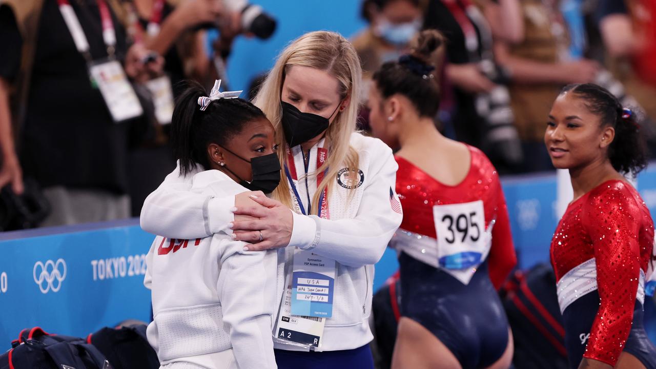 Simone Biles was feeling the love.