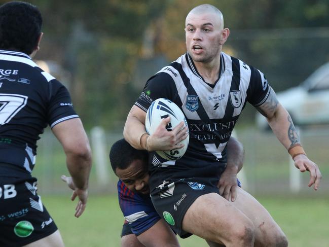 Alec Susino thinks about an offload. Picture Warren Gannon Photography