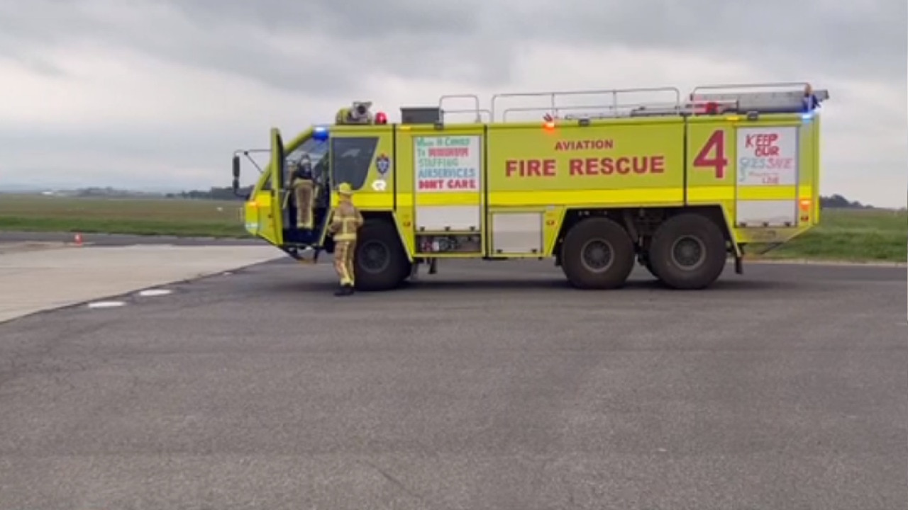 Airport firefighters vote to take industrial action