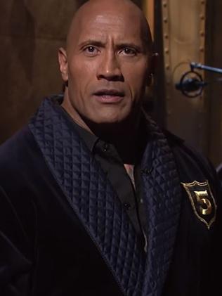 Dwayne Johnson announced he’s running for president. Picture: Saturday Night Live