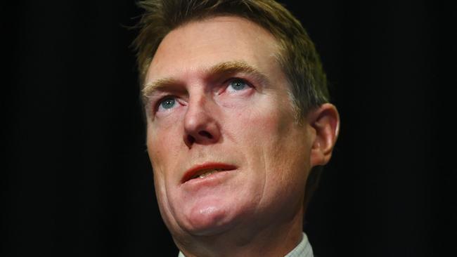 Attorney-General Christian Porter says proposed amendments, resulting from negotiations with Centre Alliance, meant penalty units would accumulate for breaches across three separate pieces of workplace legislation. Picture: AAP