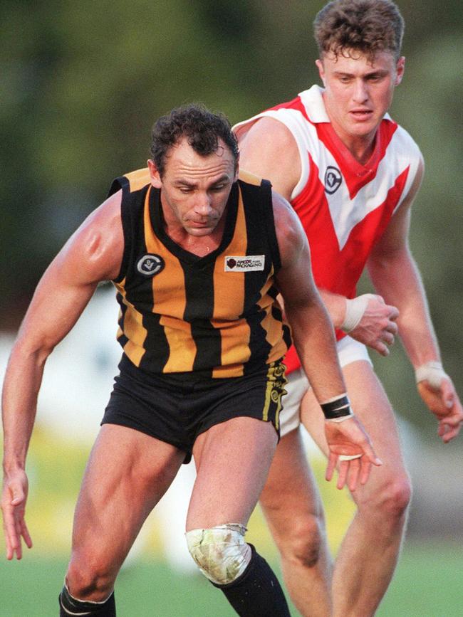 Michael Smith was a star in Cobram’s 1998 premiership.