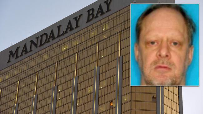 Stephen Paddock fired from the 32nd floor of the The Mandalay Bay Hotel and Casino in an attack that left 59 people dead, including himself. Picture: Robyn Beck AFP