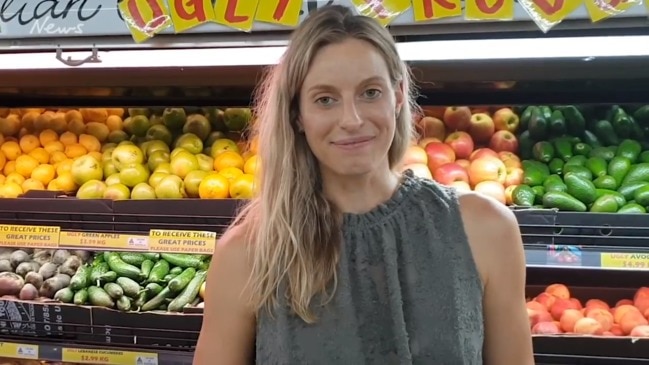 Laura Geitz cuts food waste