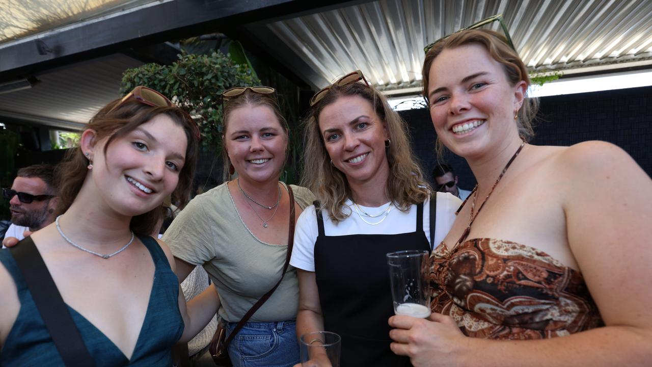 Adelaide footy fans soak up the 2023 Grand Final action. Picture: Emma Brasier