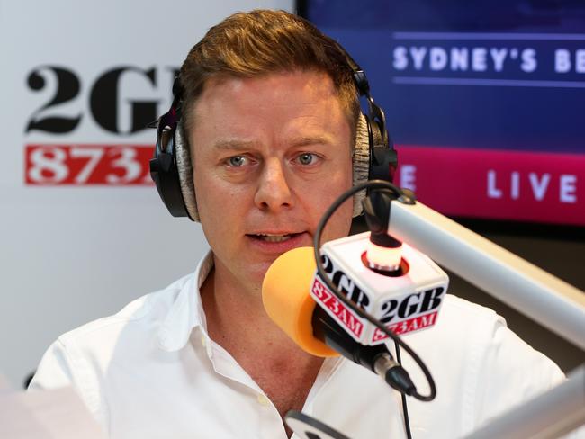 SYDNEY, AUSTRALIA -JUNE 05 2020; Ben Fordham in the 2GB Studio with new Panel producer Ryleigh Geddes in Sydney, Australia on JUNE 05 2020. Photo by Gaye Gerard/ Daily Telegraph