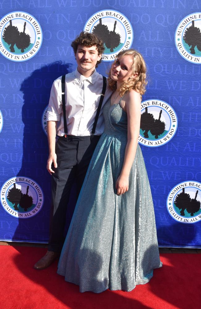 Jason and Samantha at the Sunshine Beach State High School formal 2024.