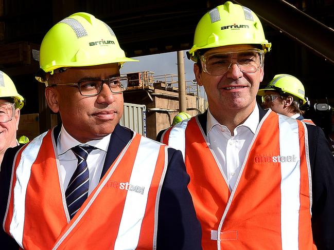 GFG Alliance chairman Sanjeev Gupta will accompany Premier Steven Marshall to unveil Whyalla’s new jetty and announce a new venture for Mr Gupta’s energy arm.