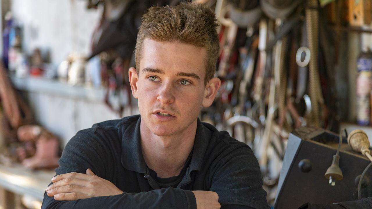 Tyler Leslight has won the Queensland country apprentice jockey premiership. Picture: Daryl Wright