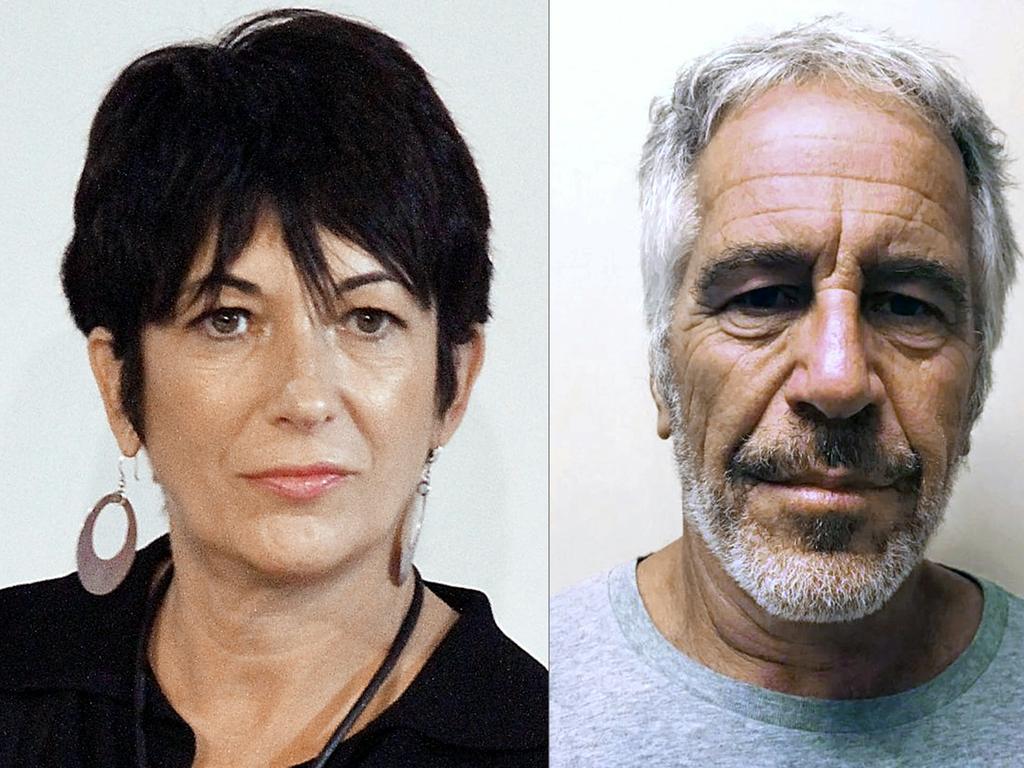 Ghislaine Maxwell and Jeffrey Epstein. Picture: AFP