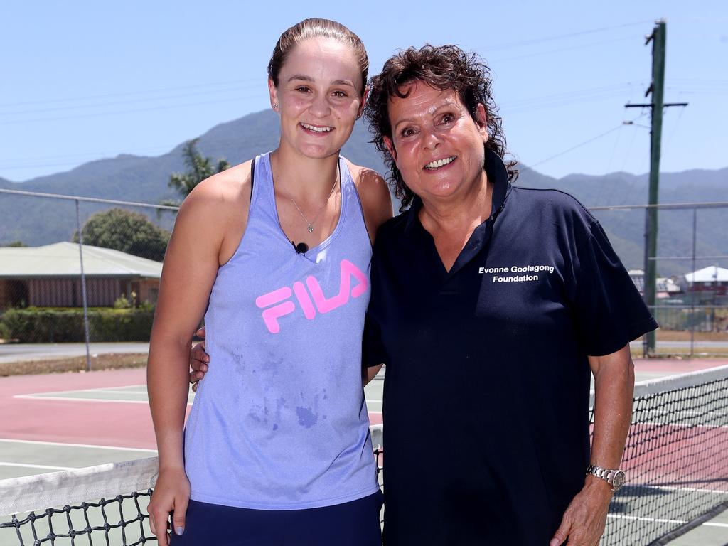 Ash Barty and Evonne Goolagong are close friends. Picture: Stewart McLean