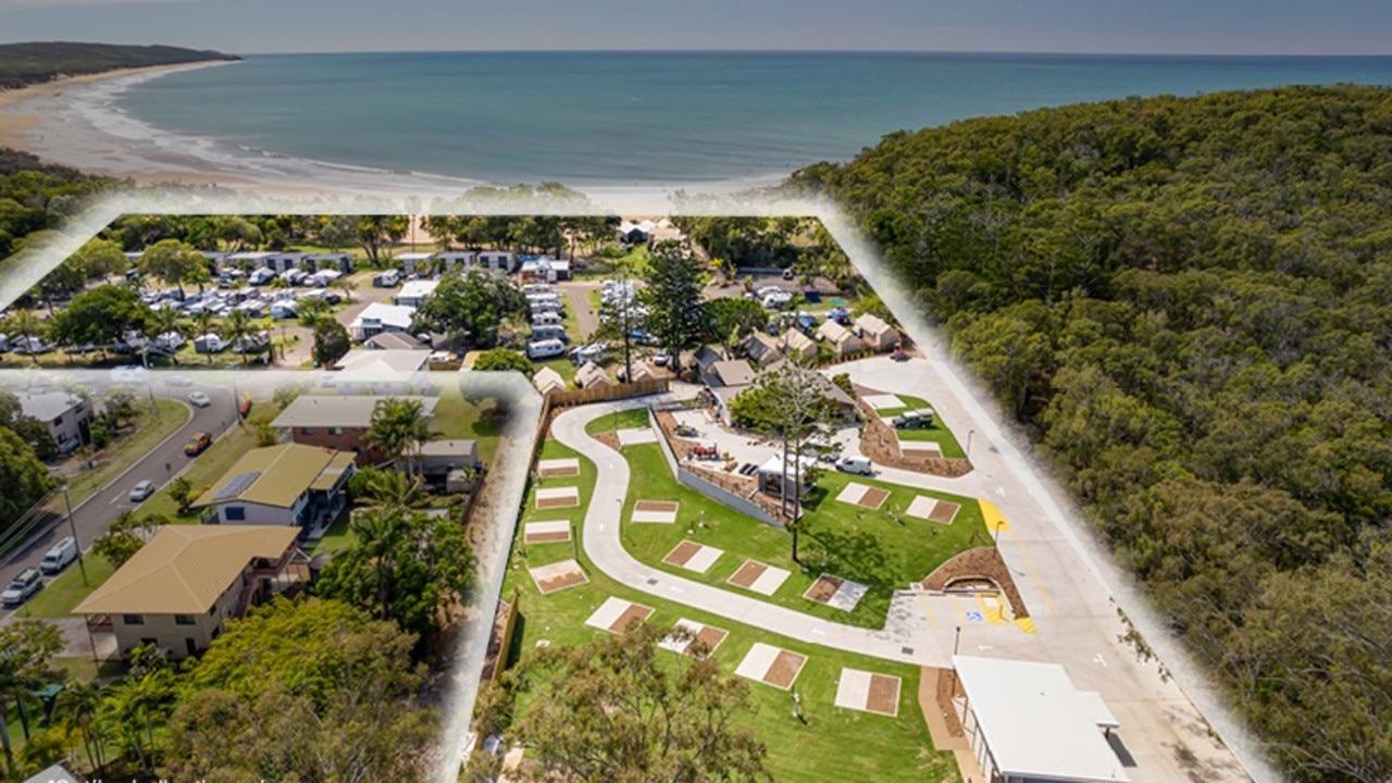 The NRMA Agnes Water Holiday Park south of Gladstone.