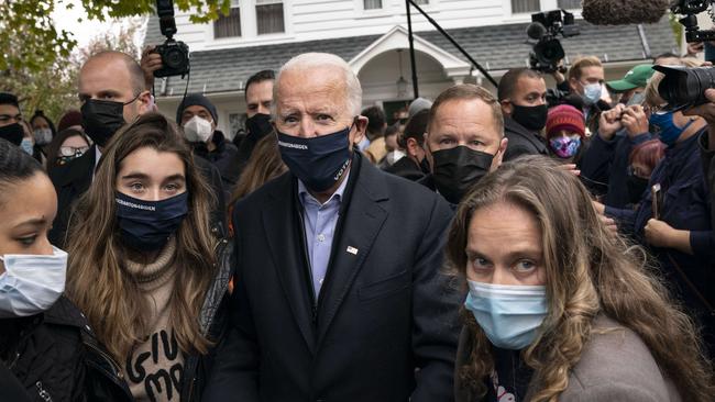 Democratic presidential nominee Joe Biden, the likely next US President. Picture: AFP