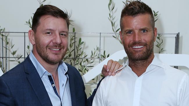 Manu Feildel and Pete Evans in 2016. Picture: Julie Kiriacoudis