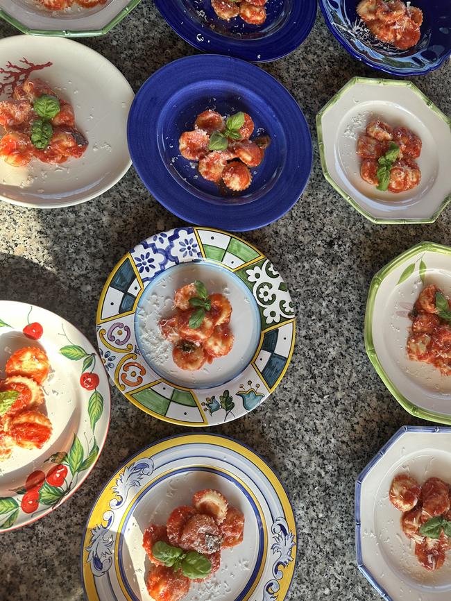 Ravioli caprese, a traditional dish on Capri.