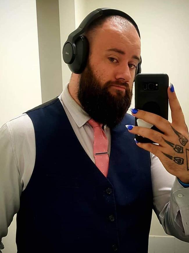 Bradley Payne-Moore says there are “twisted societal expectations for men”. He has admitted to possessing child exploitation material. Picture: Facebook/Supplied