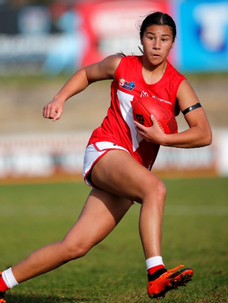 North Adelaide youngster Hannah Ewings. Picture; Supplied, SANFL
