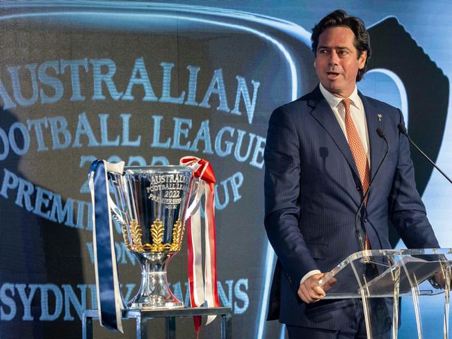 Gillon McLachlan at the 2022 Toyota AFL Grand Final. Picture: Wayne Taylor/AFL Photos