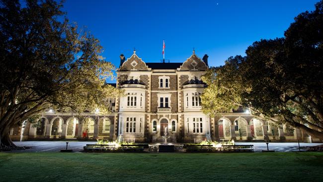 Exterior of Prince Alfred College main building. Picture: James Knowler