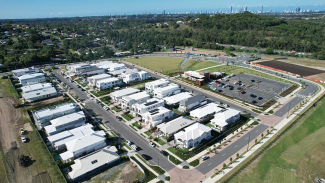 Aerial image of the Skyridge development at Worongary