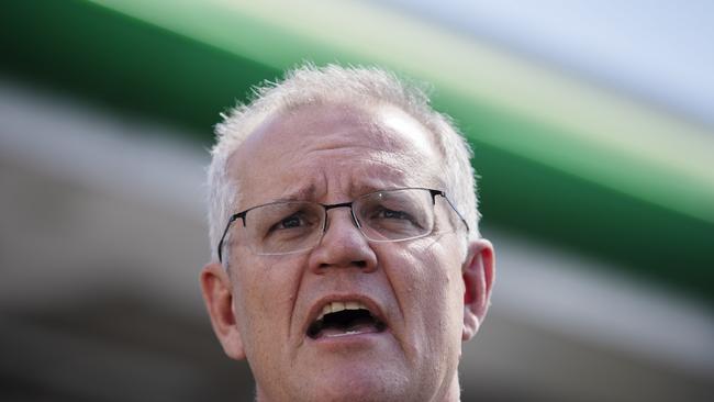 Prime Minister Scott Morrison says he selected his own candidates because he was standing up for women. Picture: NCA NewsWire / Nikki Short