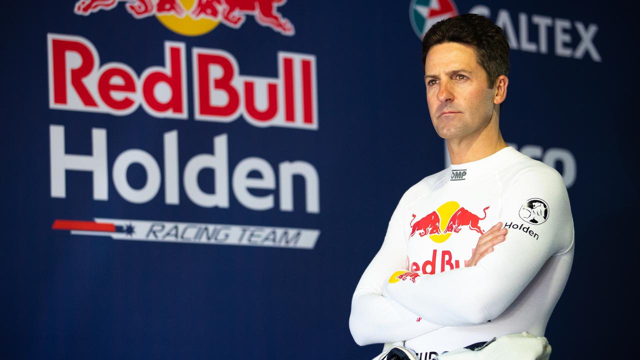 Jamie Whincup wasn’t happy following the Race 24 debacle.