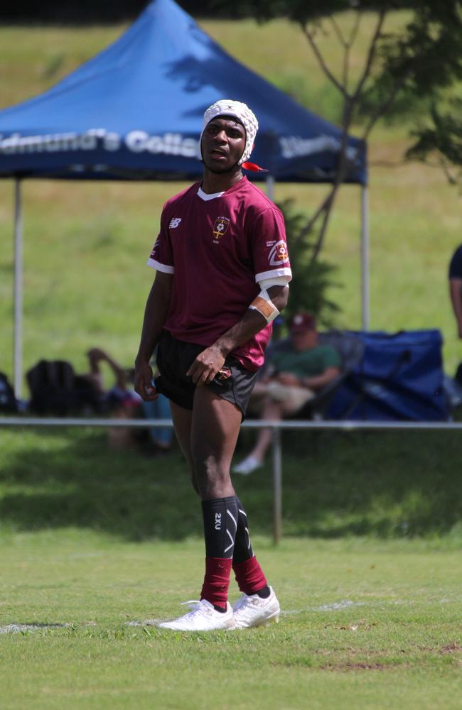 Ballymore Cup rugby action at the Albany Creek Brumbies Junior Rugby Union Club on Friday, April 12, 2024.
