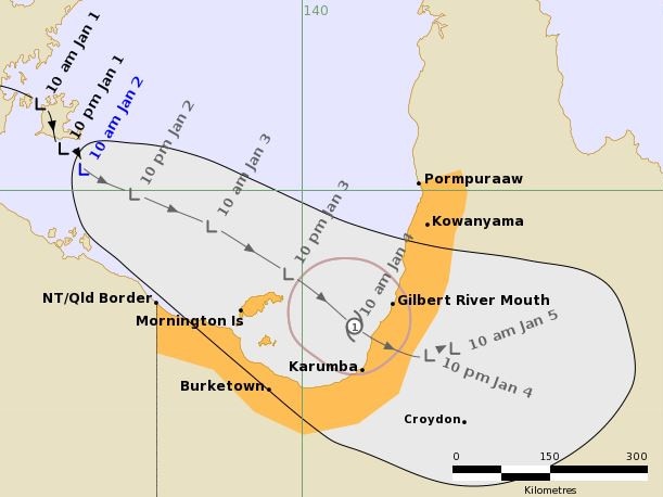 The tropical low is expected to turn into a cyclone on Sunday night.