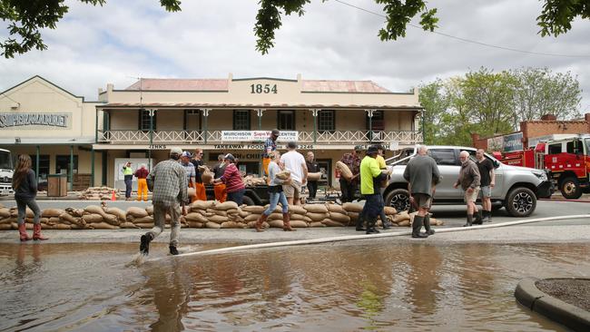 An amazing community effort has saved some businesses in Murchison. Picture: David Crosling