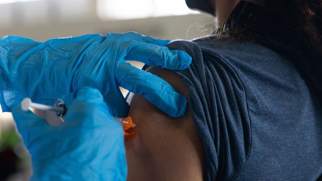 Vaccines will soon be mandated for all aged care workers. Picture: Emily Elconin/Getty Images/AFP