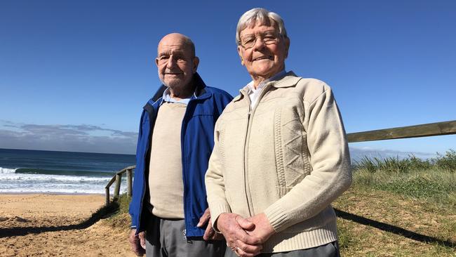 Dennis Hensman, left, and Len Mills, right, both played their part in D Day