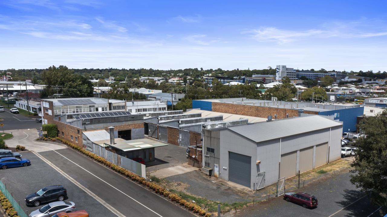 FOR SALE: A large industrial, retail and residential property on James Street in the Toowoomba CBD could be converted into a new mixed-use development.