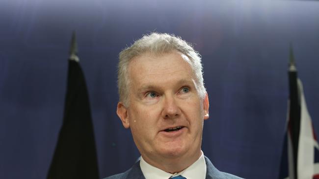 Minister for Employment and Workplace Relations Tony Burke. Picture: John Feder/The Australian.