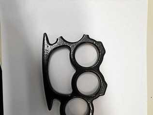 ''Your local police finding knuckledusters is becoming more and more common-place unfortunately," Richmond Police District said. Picture: Richmond Police District