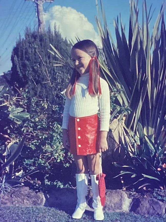 Nikki as a young girl