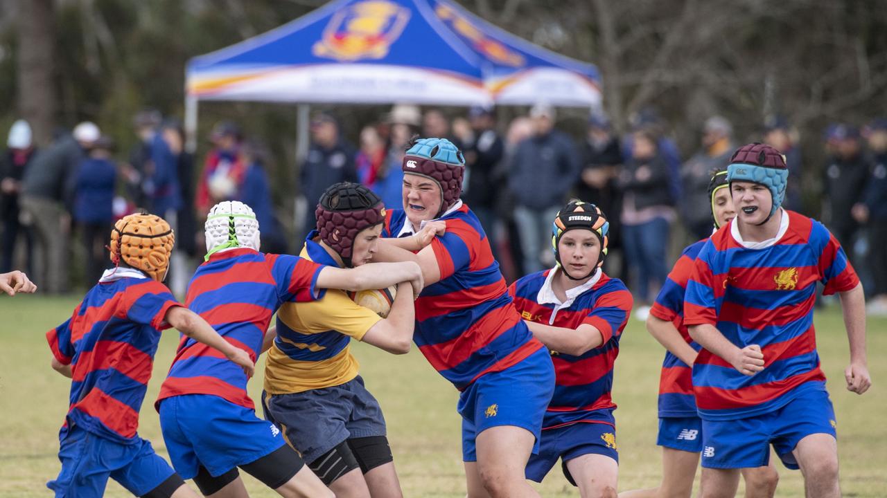 13Bs Downlands vs TGS. The O'Callaghan Cup played at Downlands College. Saturday, August 6, 2022. Picture: Nev Madsen.