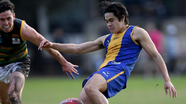 De La Salle taking on St Kevins in the VAFA. Picture: Andy Brownbill