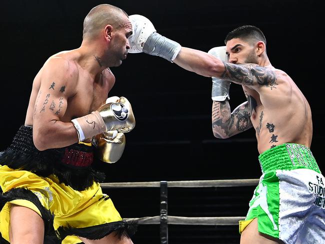 Anthony Mundine was a pinata in the ring.