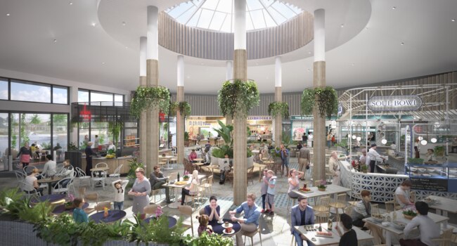 A new alfresco dining and fresh food precinct is coming to the Runaway Bay Centre.