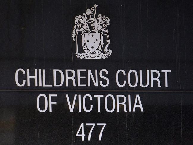 The 17-year-old fronted a children’s court on Wednesday afternoon. Picture: Daniel Pockett