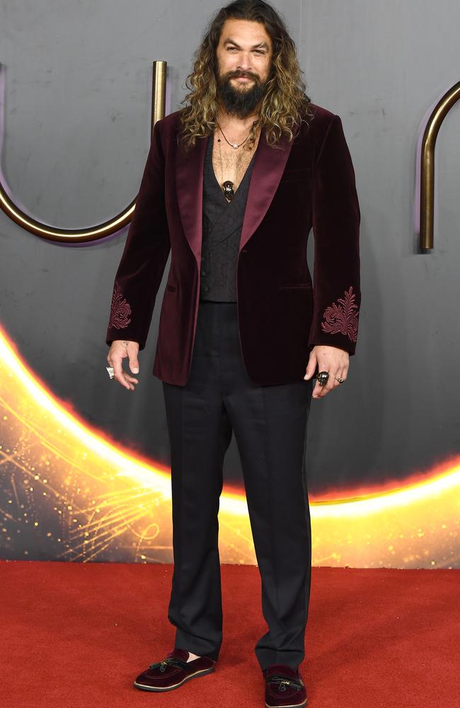 Jason Momoa attends the UK Special Screening of Dune solo in October 2021. Picture: Jeff Spicer/Jeff Spicer/Getty Images for Warner Bros