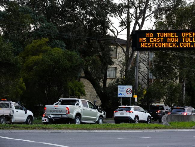 The M8 West Connex Motorway in Sydney. Picture: Daily Telegraph/ Gaye Gerard