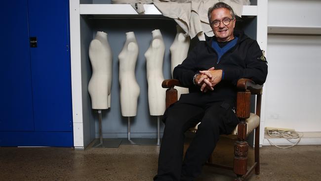 Robby Ingham in his Oxford street shopfront that he wants to develop into apartments and retail space. Picture: John Appleyard