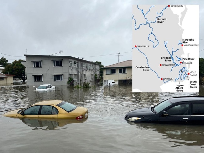 Mapped: Qld’s worst flood zones as $30bn battle plan floated