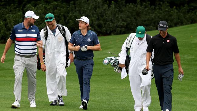 Marc Leishman won’t be joining Cameron Smith and Adam Scott at Augusta. Picture: Rob Carr/Getty Images/AFP