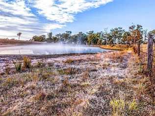 BELOW ZERO: Southwest Queensland has been hit with a cold front. Picture: Christian Anderson